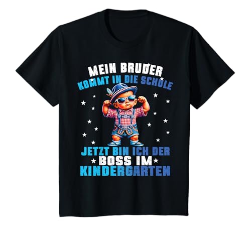 Kindergartenkind 2025 - Kita Start Anfang Jungs Lausbua T-Shirt von Kindergarten Kita Geschenk & T-Shirt Kinder