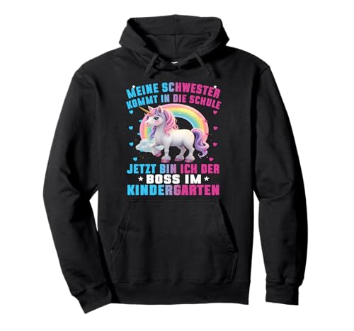 Kindergaten Geschenk Mädchen Kita Anfang Einhorn Unicorn Pullover Hoodie von Kindergarten Kita Geschenk & T-Shirt Kinder