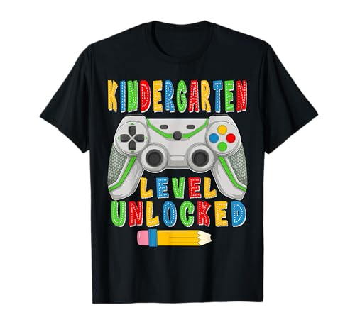 Kindergarten-Level freigeschaltet: Back to School Gamer für Jungen und Kinder T-Shirt Kindergarten-Level freigeschaltet: Back to School Gamer für Jungen und Kinder T-Shirt von Kindergarten Level Unlocked Gamer Designs Co.