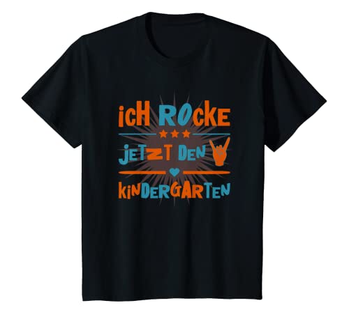 Kinder Rocke Kindergarten Kindergartenkind Kindi Deko Lustiges Kita T-Shirt Kinder Rocke Kindergarten Kindergartenkind Kindi Deko Lustiges Kita T-Shirt von Kindergarten Mädchen Jungen Motiv Kiga Kind Rockt