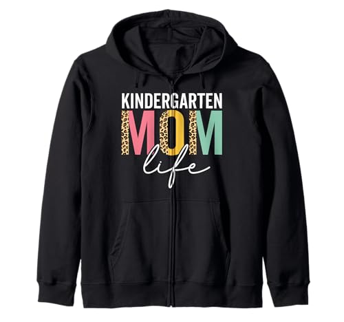 Kindergarten Mama Leben Lustige Mama Leopard Kindergarten Mama Kapuzenjacke Kindergarten Mama Leben Lustige Mama Leopard Kindergarten Mama Kapuzenjacke von Kindergarten Mom Life Tee for women