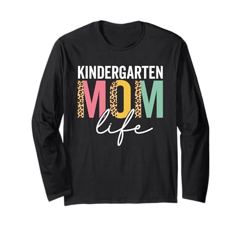 Kindergarten Mama Leben Lustige Mama Leopard Kindergarten Mama Langarmshirt Kindergarten Mama Leben Lustige Mama Leopard Kindergarten Mama Langarmshirt von Kindergarten Mom Life Tee for women