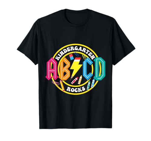 Kindergarten Rocks - ABCD Schulanfang für Lehrer und Kinder T-Shirt Kindergarten Rocks - ABCD Schulanfang für Lehrer und Kinder T-Shirt von Kindergarten Rockstar Shirts & Gifts