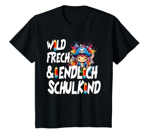 Kinder Geschenk-Idee Kita Grundschule Volksschule Schulanfang Pirat T-Shirt Kinder Geschenk-Idee Kita Grundschule Volksschule Schulanfang Pirat T-Shirt von Kindergarten Schulanfänger Einschulung Schulkind