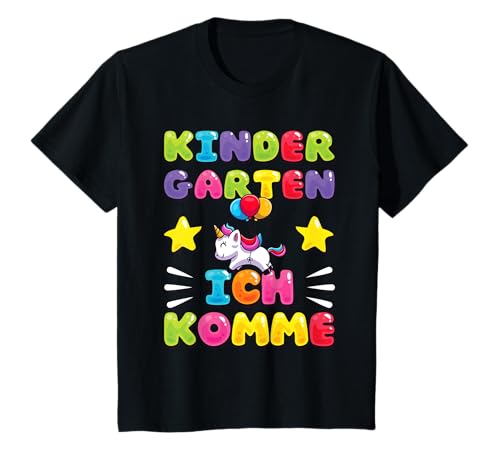 Kindergartenkind Mädchen Anfang Kindergarten ich komme T-Shirt Kindergartenkind Mädchen Anfang Kindergarten ich komme T-Shirt von Kindergarten Start Geschenk mit Kindi KiGa Einhorn
