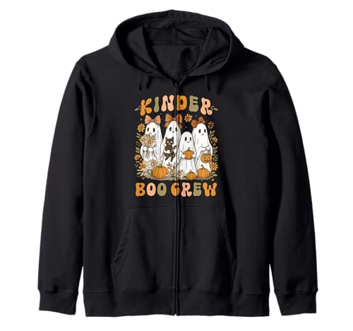 Kinder Boo Crew Halloween Ghost Teacher Wildflower für Kinder, Damen Kapuzenjacke Kinder Boo Crew Halloween Ghost Teacher Wildflower für Kinder, Damen Kapuzenjacke von Kindergarten Teacher Halloween Pumpkin Ghost Cat