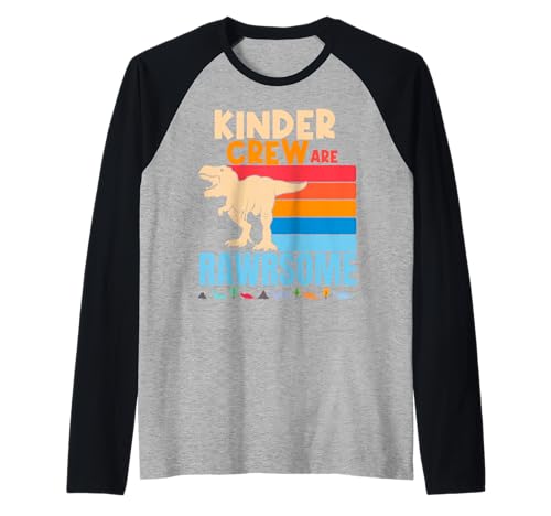 Kinder Crew Kindergarten Lehrer Kids Are Awesome Dinosaurier Raglan Kinder Crew Kindergarten Lehrer Kids Are Awesome Dinosaurier Raglan von Kindergarten Teachers Dinosaur Apparel