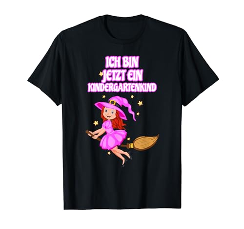 Für Kinder - Ich bin jetzt ein Kindergartenkind Hexe T-Shirt Für Kinder - Ich bin jetzt ein Kindergartenkind Hexe T-Shirt von Kindergarten geschenk 2021
