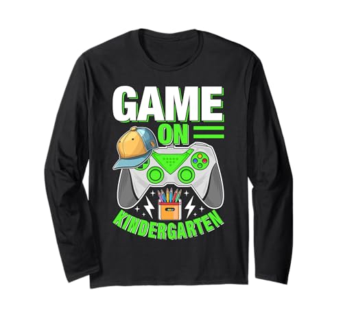 Kindergartener Game On Kids Level Unlocked Back to School Langarmshirt Kindergartener Game On Kids Level Unlocked Back to School Langarmshirt von Kindergartener Back To School