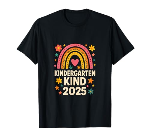 Kindergarten Kind 2025 - Kindergarten Kita T-Shirt Kindergarten Kind 2025 - Kindergarten Kita T-Shirt von Kindergartenkind 2025 Regenbogen Kita