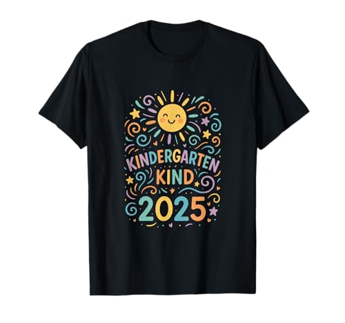 Kindergarten Kind 2025 - Kindergarten Kita T-Shirt Kindergarten Kind 2025 - Kindergarten Kita T-Shirt von Kindergartenkind 2025 Regenbogen Kita