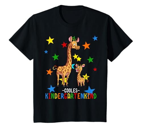 Giraffen Shirt Kinder Kindergarten Outfit Geschenk Junge T-Shirt Giraffen Shirt Kinder Kindergarten Outfit Geschenk Junge T-Shirt von Kindergartenkind Geschenke & Coole Kinder Shirts