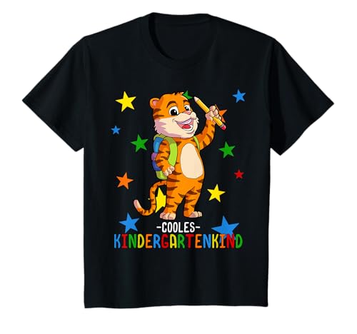 Kinder Tiger Shirt Junge Kindergarten Outfit Geschenk Tiger Kinder T-Shirt Kinder Tiger Shirt Junge Kindergarten Outfit Geschenk Tiger Kinder T-Shirt von Kindergartenkind Geschenke & Coole Kinder Shirts