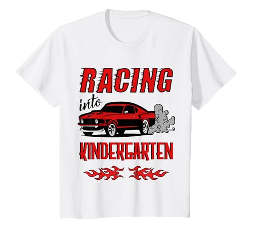 Kindergarten Kindergartenkind Geschenk Cooles Jungen Auto T-Shirt Kindergarten Kindergartenkind Geschenk Cooles Jungen Auto T-Shirt von Kindergartenkind Kindergarten Geschenke lustig