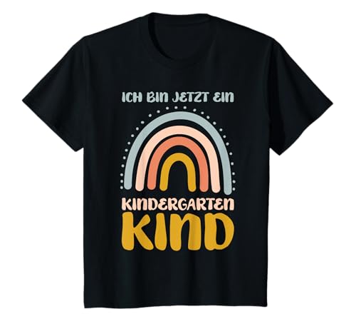 Kindergartenkind 2025 Süßes Regenbogen Kindergarten Mädchen T-Shirt von Kindergartenkind Kitastart Mädchen Kita Erster Tag