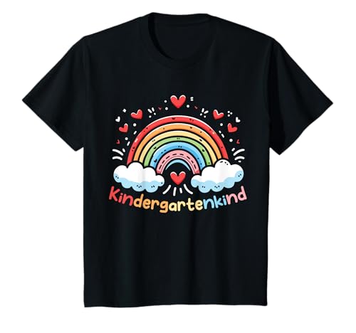 Kinder Kindergartenkind 2024 Süßes Regenbogen Kindergarten Mädchen T-Shirt Kinder Kindergartenkind 2024 Süßes Regenbogen Kindergarten Mädchen T-Shirt von Kindergartenkind Kitastart Mädchen Kita Erster Tag