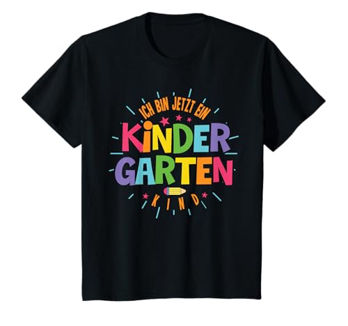 Kinder Kindergartenkind 2024 Süßes Regenbogen Kindergarten Mädchen T-Shirt von Kindergartenkind Kitastart Mädchen Kita Erster Tag