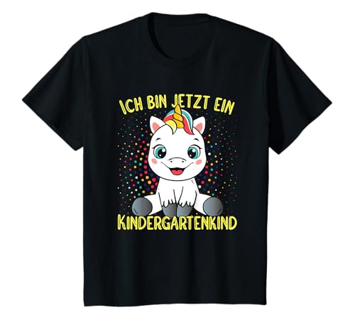 Kindergartenkind Mädchen Anfang Kindergarten Start Unicorn T-Shirt von Kindergartenstart Geschenk mit Kindi KiGa Einhorn