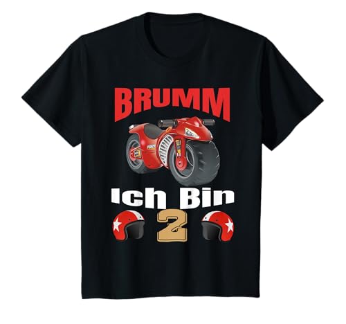 Motorrad - 2 Geburtstag Jungen - Mädchen 2 Jahre T-Shirt Motorrad - 2 Geburtstag Jungen - Mädchen 2 Jahre T-Shirt von Kindergeburtstag 2 Jahre - Jungen - Mädchen Shirt