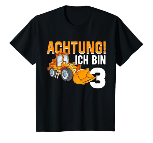 3. Geburtstag Jungen 3 Jahre Bagger Baustellen Geburtstags T-Shirt 3. Geburtstag Jungen 3 Jahre Bagger Baustellen Geburtstags T-Shirt von Kindergeburtstag Bagger Baustelle Party Geschenk