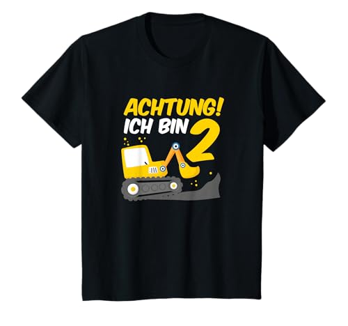 Bagger 2 Jahre Jungen 2. Geburtstag Baustelle Jungs Geschenk T-Shirt Bagger 2 Jahre Jungen 2. Geburtstag Baustelle Jungs Geschenk T-Shirt von Kindergeburtstag Bagger für Geburtstagskinder