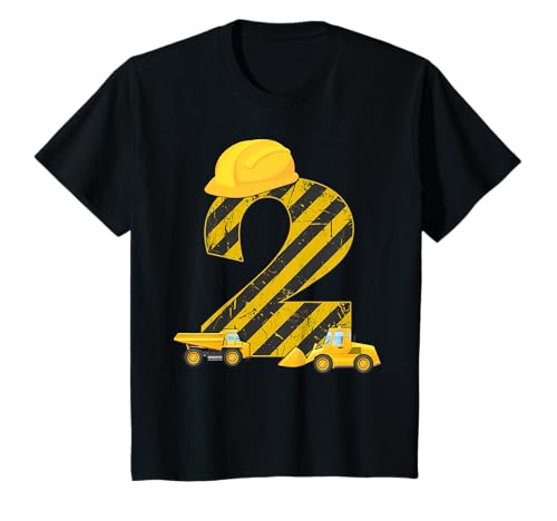 Bagger 2. Geburtstag T-Shirt Jungen 2 Jahre Shirt Baustelle T-Shirt Bagger 2. Geburtstag T-Shirt Jungen 2 Jahre Shirt Baustelle T-Shirt von Kindergeburtstag Bauarbeiter Kostüm