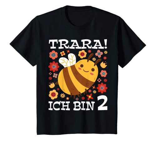 Kinder Bienen Motiv Jungen Mädchen 2. Geburtstag - Ich Bin 2 Jahre T-Shirt Kinder Bienen Motiv Jungen Mädchen 2. Geburtstag - Ich Bin 2 Jahre T-Shirt von Kindergeburtstag Bienen Geschenk