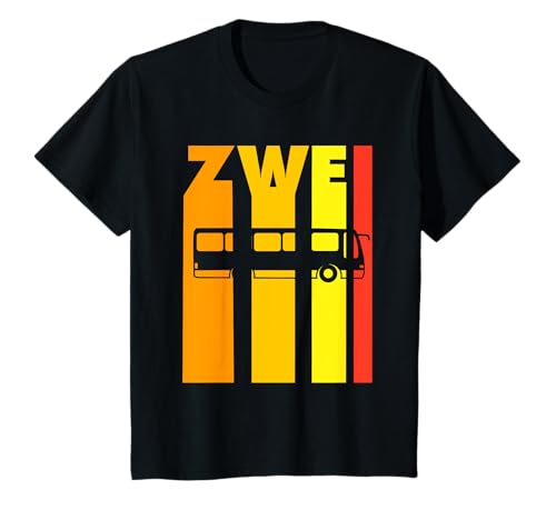 Kinder Busfahrer 2 Jahre Zweiter Geburtstag Bus T-Shirt von Kindergeburtstag Busfahrer Bus Geschenk