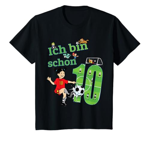 Geburtstag Fussball Mädchen 10 Jahre Geschenk Fußballer T-Shirt Geburtstag Fussball Mädchen 10 Jahre Geschenk Fußballer T-Shirt von Kindergeburtstag Deko Jungen & Mädchen Bekleidung