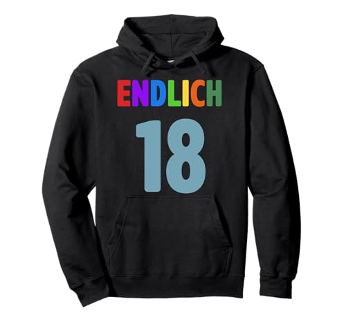 Endlich 18 Jahre Geburtstag Junge Mädchen Geschenke Pullover Hoodie Endlich 18 Jahre Geburtstag Junge Mädchen Geschenke Pullover Hoodie von Kindergeburtstag Gastgeschenke Und Geschenkideen