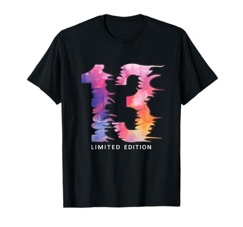 13 Jahre Geburtstag Mädchen Junge 13. Geburtstag T-Shirt von Kindergeburtstag Geburtstagsgeschenk Geschenkidee