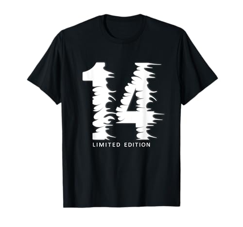 Kinder 14 Jahre Geburtstag Mädchen Junge 14. Geburtstag T-Shirt von Kindergeburtstag Geburtstagsgeschenk Geschenkidee