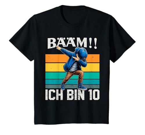 Kinder 10. Geburtstag Dabbing Jungen BÄÄM Ich bin 10 Jahre T-Shirt Kinder 10. Geburtstag Dabbing Jungen BÄÄM Ich bin 10 Jahre T-Shirt von Kindergeburtstag Geschenke 10 Jahre alt