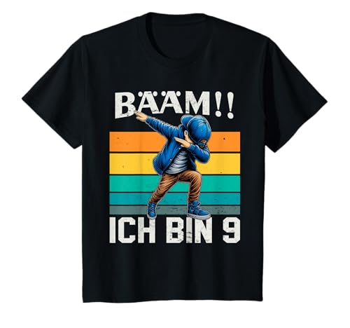 Kinder 9. Geburtstag Dabbing Jungen BÄÄM Ich bin 9 Jahre T-Shirt Kinder 9. Geburtstag Dabbing Jungen BÄÄM Ich bin 9 Jahre T-Shirt von Kindergeburtstag Geschenke 9 Jahre alt