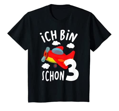 Kinder 3. Geburtstag Pilot 3 Jahre Flugzeug Kindergeburtstag T-Shirt Kinder 3. Geburtstag Pilot 3 Jahre Flugzeug Kindergeburtstag T-Shirt von Kindergeburtstag Geschenke für 3 Jährige