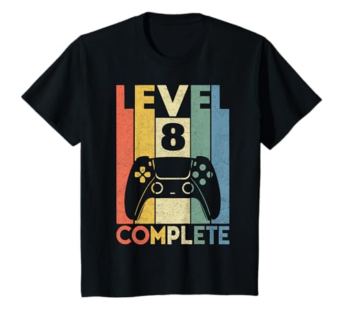 8. Geburtstag Junge Mädchen 8-jährig Level 8 Jahre Geschenk T-Shirt 8. Geburtstag Junge Mädchen 8-jährig Level 8 Jahre Geschenk T-Shirt von Kindergeburtstag Geschenkidee Geburtstagsgeschenk