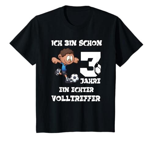 Kinder Jungen zum 3. Kindergeburtstag ich bin schon 3 Jahre Fußball T-Shirt Kinder Jungen zum 3. Kindergeburtstag ich bin schon 3 Jahre Fußball T-Shirt von Kindergeburtstag Geschenkideen Jungen und Mädchen