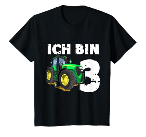 Traktor 3 Geburtstag Jungen 3 Jahre Trecker T-Shirt Traktor 3 Geburtstag Jungen 3 Jahre Trecker T-Shirt von Kindergeburtstag Junge - Mädchen Geschenk