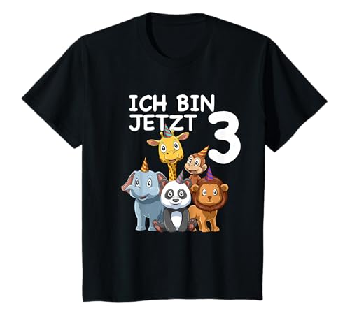 Süße Kinder & Zoo 3.Geburtstagsfeier - 3 Jahre alt Geschenk T-Shirt Süße Kinder & Zoo 3.Geburtstagsfeier - 3 Jahre alt Geschenk T-Shirt von Kindergeburtstag - Junge & Mädchen 3 Jahre T-Shirt