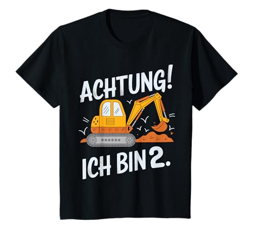 2. Geburtstag Baustelle Jungs 2 Jahre Bagger Geburtstag T-Shirt 2. Geburtstag Baustelle Jungs 2 Jahre Bagger Geburtstag T-Shirt von Kindergeburtstag Jungen & Mädchen 2 Jahre Bagger