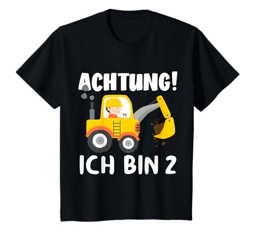 2. Geburtstag Jungen 2 Jahre Bagger Baustelle Geburtstags T-Shirt 2. Geburtstag Jungen 2 Jahre Bagger Baustelle Geburtstags T-Shirt von Kindergeburtstag Jungen & Mädchen Bagger Baustelle