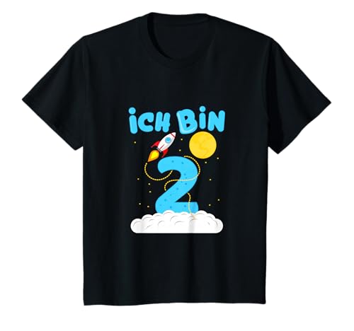 Kinder Rakete 2. Geburtstag Raumschiff 2 Jahre Jungen T-Shirt Kinder Rakete 2. Geburtstag Raumschiff 2 Jahre Jungen T-Shirt von Kindergeburtstag Kinder Jungen & Mädchen Geschenke