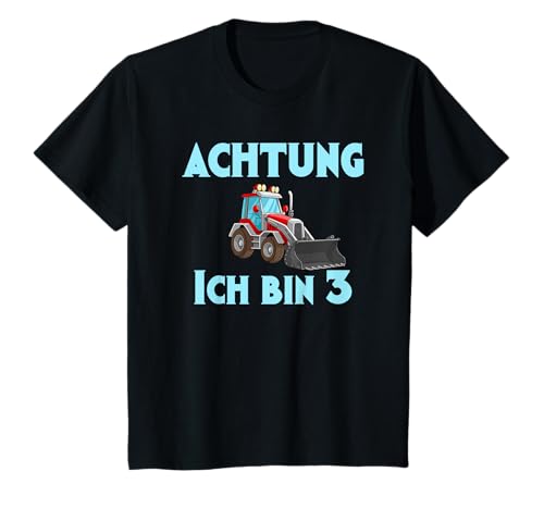 Traktor Radlader 3.Geburtstag Jungen 3 Jahre Baustelle T-Shirt Traktor Radlader 3.Geburtstag Jungen 3 Jahre Baustelle T-Shirt von Kindergeburtstag Kindergarten Geschenk witzig