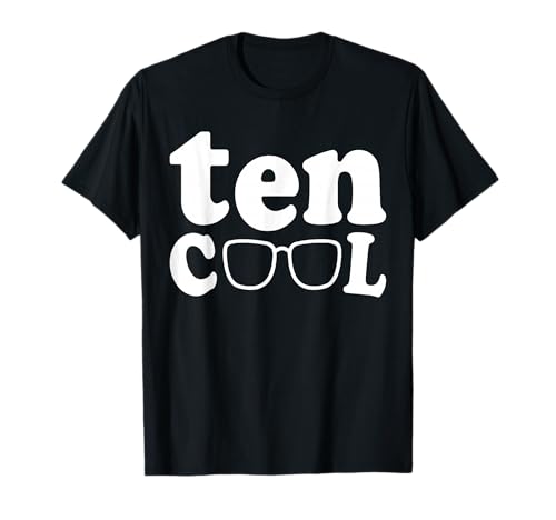 Zehn Coole 10 -jährige Jungen Mädchen Zehnt 10. Geburtstag T-Shirt Zehn Coole 10 -jährige Jungen Mädchen Zehnt 10. Geburtstag T-Shirt von Kindergeburtstag Kostüm
