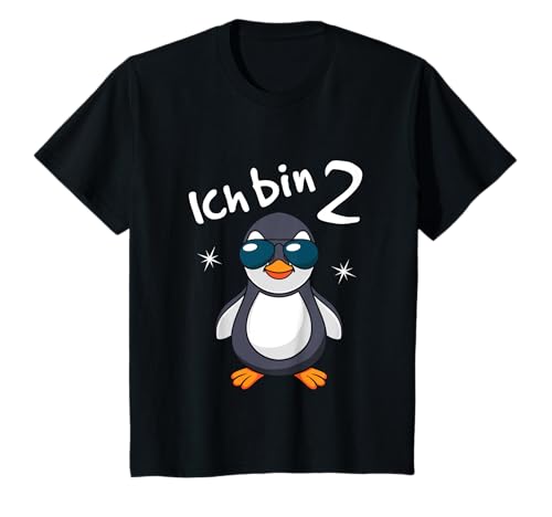 Pinguin 2. Geburtstag Mädchen Jungen 2 Jahre T-Shirt Pinguin 2. Geburtstag Mädchen Jungen 2 Jahre T-Shirt von Kindergeburtstag Mädchen & Jungen Geschenk