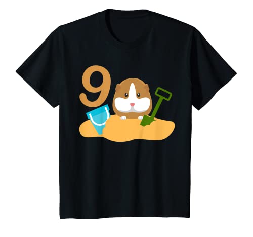 Kinder 9. Kindergeburtstag Geburtstags-Party Kinder Meerschweinchen T-Shirt Kinder 9. Kindergeburtstag Geburtstags-Party Kinder Meerschweinchen T-Shirt von Kindergeburtstag Party 9 Jahre