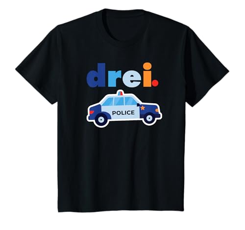 Kinder Polizist 3 Jahre Dritter Geburtstag Polizei T-Shirt Kinder Polizist 3 Jahre Dritter Geburtstag Polizei T-Shirt von Kindergeburtstag Polizei Geschenk