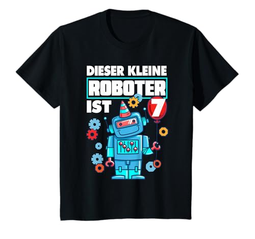 7. Geburtstag Jungen 7 Jahre Roboter Geburtstags T-Shirt 7. Geburtstag Jungen 7 Jahre Roboter Geburtstags T-Shirt von Kindergeburtstag Roboter Geburtstag Party Geschenk