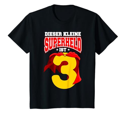 3. Geburtstag Superheld Jungen 3 Jahre T-Shirt 3. Geburtstag Superheld Jungen 3 Jahre T-Shirt von Kindergeburtstag Superheld Geschenk 3. Geburtstag