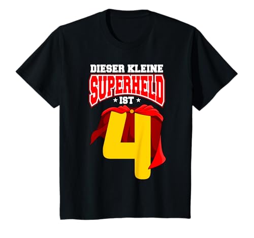 4. Geburtstag Superheld Jungen 4 Jahre T-Shirt 4. Geburtstag Superheld Jungen 4 Jahre T-Shirt von Kindergeburtstag Superheld Geschenk 4. Geburtstag
